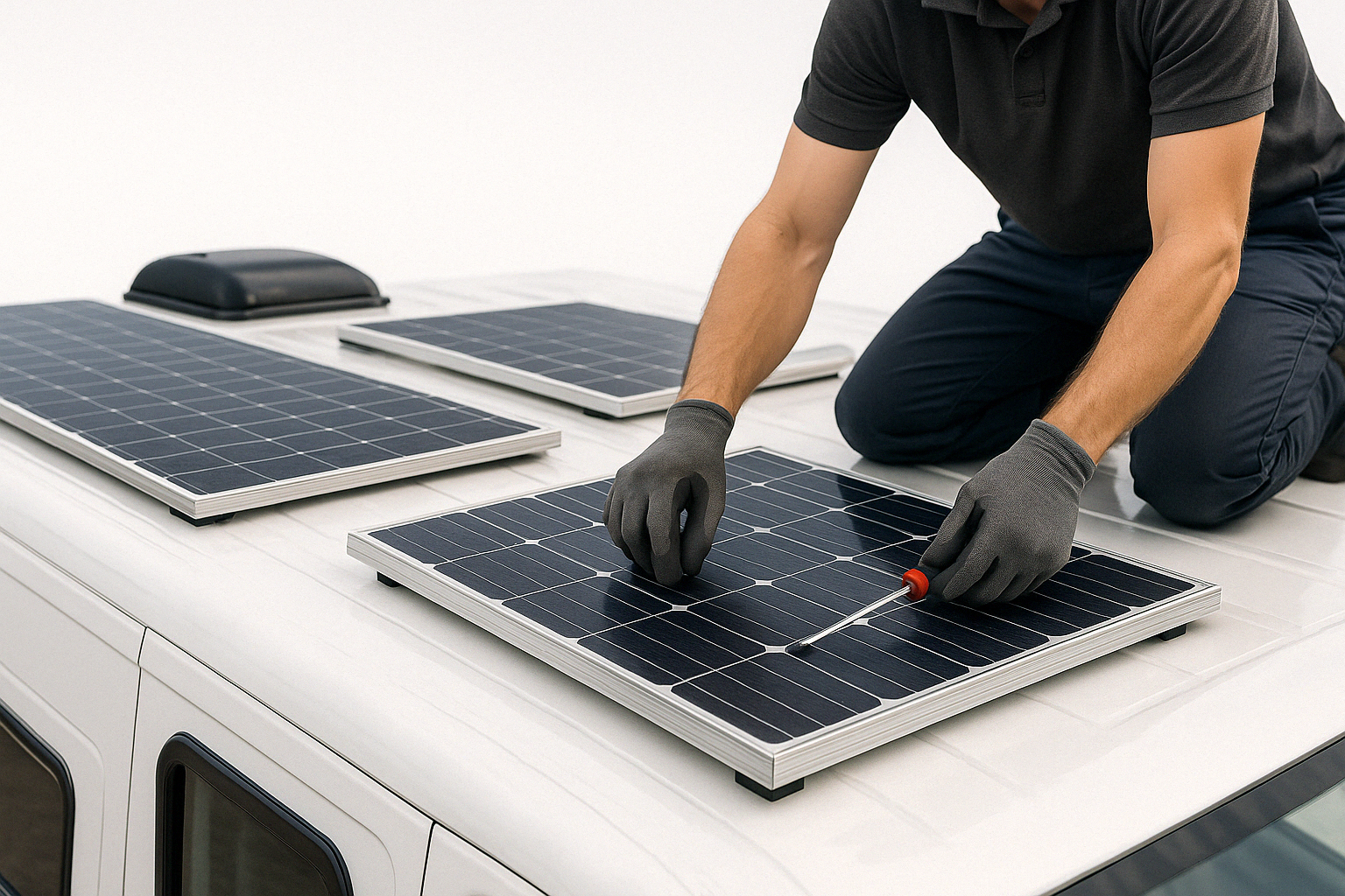 Karavan Solar Sistem Kurulumu