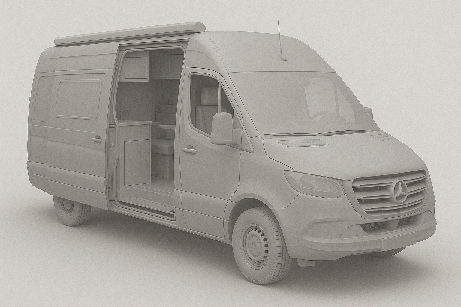 Karavan 3D Modelleme Örneği 3